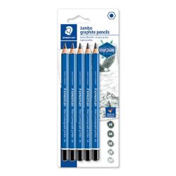   Művészeti grafitirón Staedtler Design Journey Lumograph jumbo 5 db-os klt.