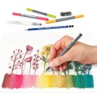 Művészeti írószer szett Staedtler Design Journey Floral akvarell, virágos