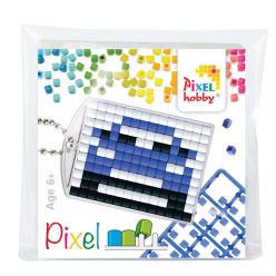   Pixel kulcstartókészítő szett 1 kulcstartó alaplappal, 3 színnel, autó