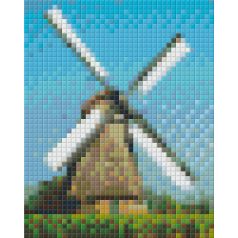 Pixel szett 1 normál alaplappal, színekkel, malom (801232)