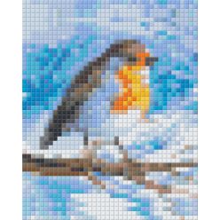  Pixel szett 1 normál alaplappal, színekkel, vörösbegy (801234)