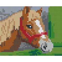 Pixel szett 1 normál alaplappal, színekkel, ló (801360)