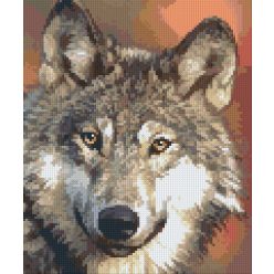   Pixel szett 6 normál alaplappal, színekkel, farkas (806089)