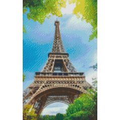   Pixel szett 8 normál alaplappal, színekkel, Eiffel-torony (808098)
