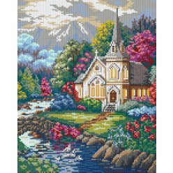   Pixel szett 9 normál alaplappal, színekkel, templom (809015)