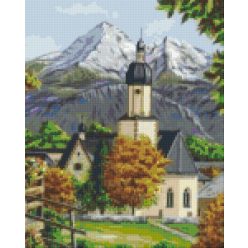   Pixel szett 9 normál alaplappal, színekkel, templom (809175)
