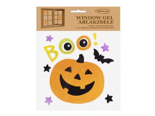 Ablakzselé Halloween tök