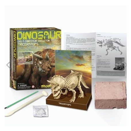 4M dinoszaurusz régész készlet-Triceratops