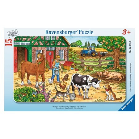 Ravensburger Tanyasi élet 15 darabos puzzle