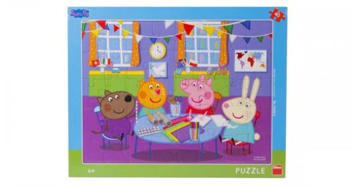 Dino Puzzle 40 db - Peppa malac