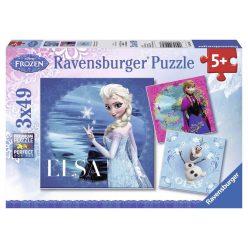 Ravensburger: Jégvarázs 3 x 49 darabos puzzle