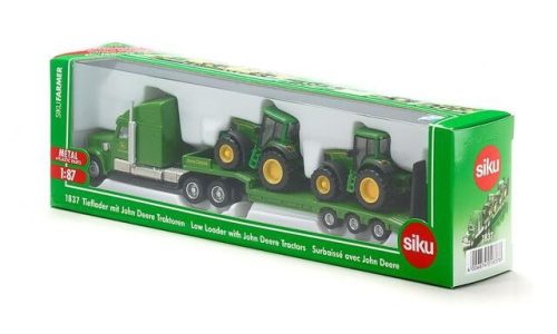 SIKU Kamion John Deere traktorokkal 1:87 - 1837