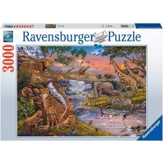 Ravensburger: Puzzle 3 000 db - Állati Királyság