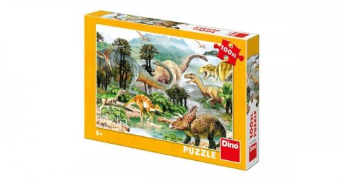 DINO Dinoszauruszok 100 darabos XL puzzle