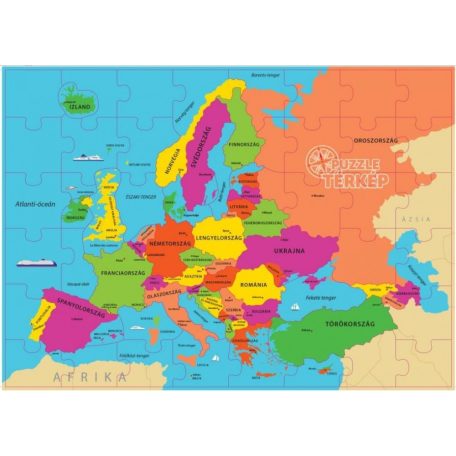 DINO: Európa térkép magyarul 69 darabos puzzle