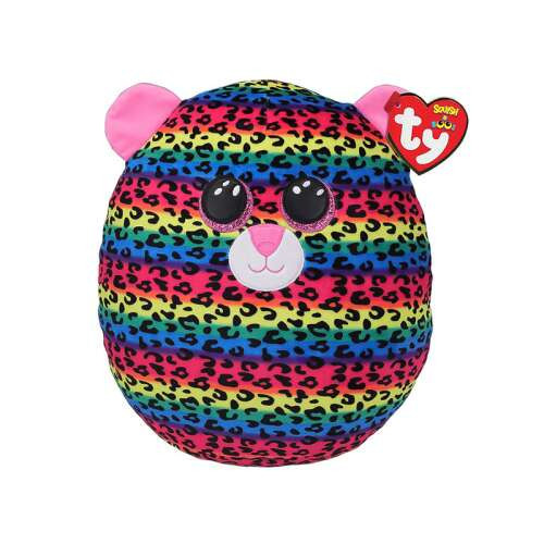 Ty Squish-a-Boos párna alakú plüss figura DOTTY, 30 cm - színes leopárd