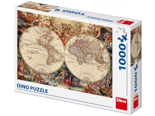 Dino Történelmi világtérkép 1000 darabos puzzle