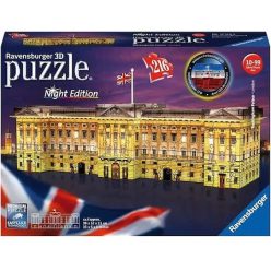   Ravensburger Buckingham palota fénnyel 216 darabos 3D puzzle