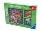 Ravensburger Puzzle 3x49 db - Minecraft Biomák