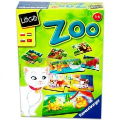 Ravensburger Logo Zoo állatok és kölykeik társasjáték