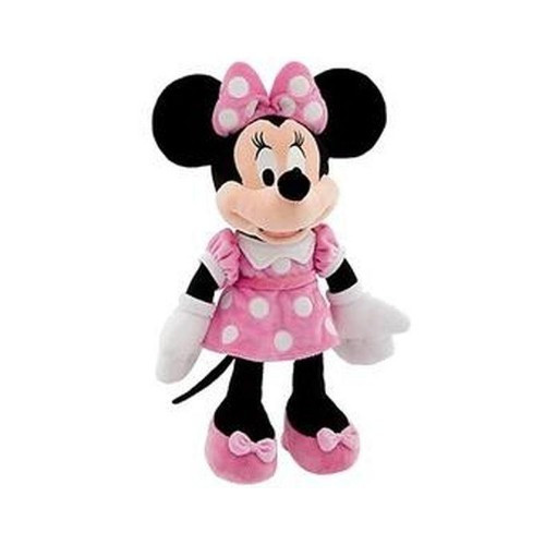 Minnie egér Disney plüssfigura pöttyös ruhában - 25 cm