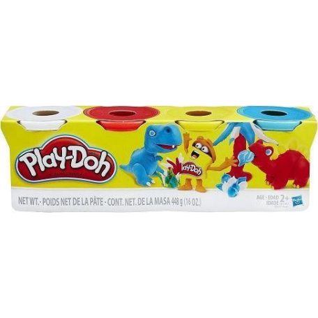 Play-doh 4 tégelyes gyurma - klasszikus színek