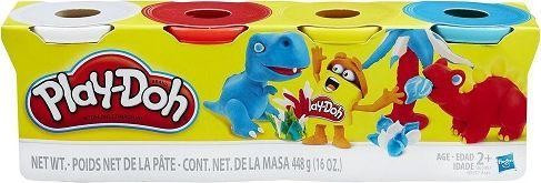 Play-doh 4 tégelyes gyurma - klasszikus színek