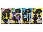 Képkarcoló szett, 4 figura kiegészítőkkel, 4 féle változat (hableány, unikornis, láma, vadállatok)
