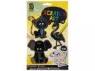 Képkarcoló szett, 4 figura kiegészítőkkel, 4 féle változat (hableány, unikornis, láma, vadállatok)
