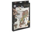 Fa állatos kirakó, puzzle, 130-140 db-os (30x22cm), 6 féle változat