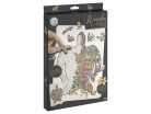 Fa állatos kirakó, puzzle, 130-140 db-os (30x22cm), 6 féle változat