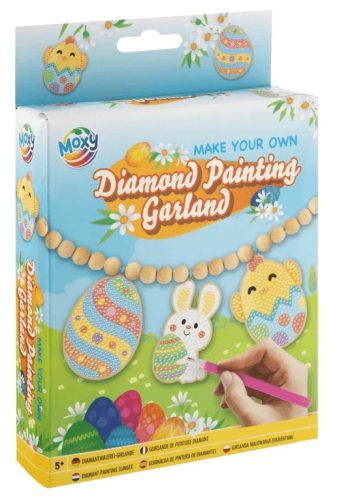 Gyémántfestés szett, húsvéti dekoráció 3 formával, Make your own Girland