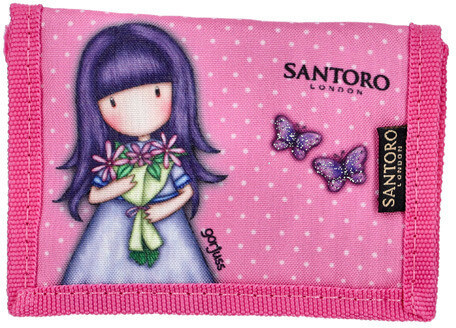 Santoro Gorjuss, pénztárca, 12x8cm, Send Me Flowers