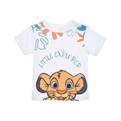   Disney Az Oroszlánkirály Little Explorer White baba póló, felső 6-24 hó