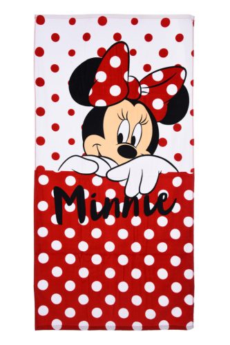 Disney Minnie Dots fürdőlepedő, strand törölköző 70x140cm 