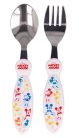 Disney Mickey Fun-Tastic fém evőeszköz készlet - 2 darabos