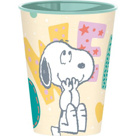 Snoopy műanyag pohár 260 ml