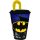 Batman Bat Signal szívószálas pohár, műanyag 430 ml