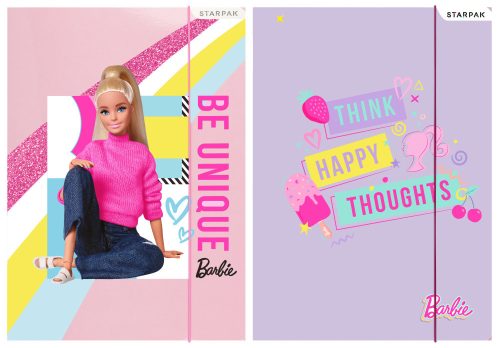 Barbie gumis mappa A/4, kétféle, Starpak