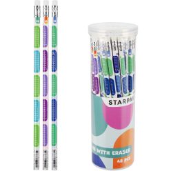 Szorzótáblás grafitceruza radírral, HB, Starpak, 1 db