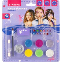   Arcfesték, tégelyes, 11 db-os (6 szín), Diamonds Fairy, Starpak