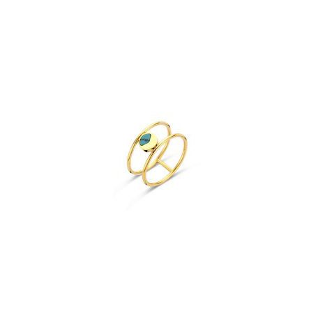 Victoria Türkiz köves arany színű gyűrű
