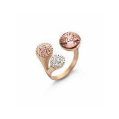 Victoria Rose gold színű színes köves gyűrű