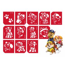 Sablonok, 12 db-os, Paw Patrol, Mancs őrjárat (CTMS-0084)