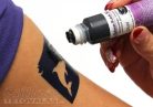 Tartós testfesték, 25ml, fekete