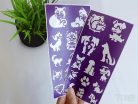 Sablonok, Cats & Dogs, Kutyák és macskák sablon szett, min. 20 minta