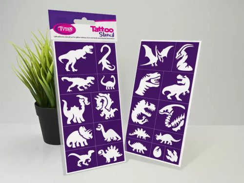 Sablonok, Dinosaurs, Dinoszauruszok sablon szett, min. 20 minta