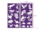 Sablonok, Dinosaurs, Dinoszauruszok sablon szett, min. 20 minta
