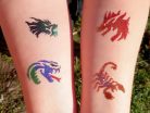 Sablonok, Dragons & Lizards, Sárkányok és gyíkok sablon szett, min. 20 minta