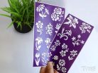 Sablonok, Flowers, virágok sablon szett, min. 20 minta